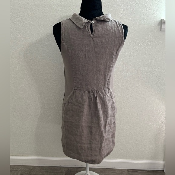 Lina Tomei Linen Sleeveless Dress - Picture 3 of 8